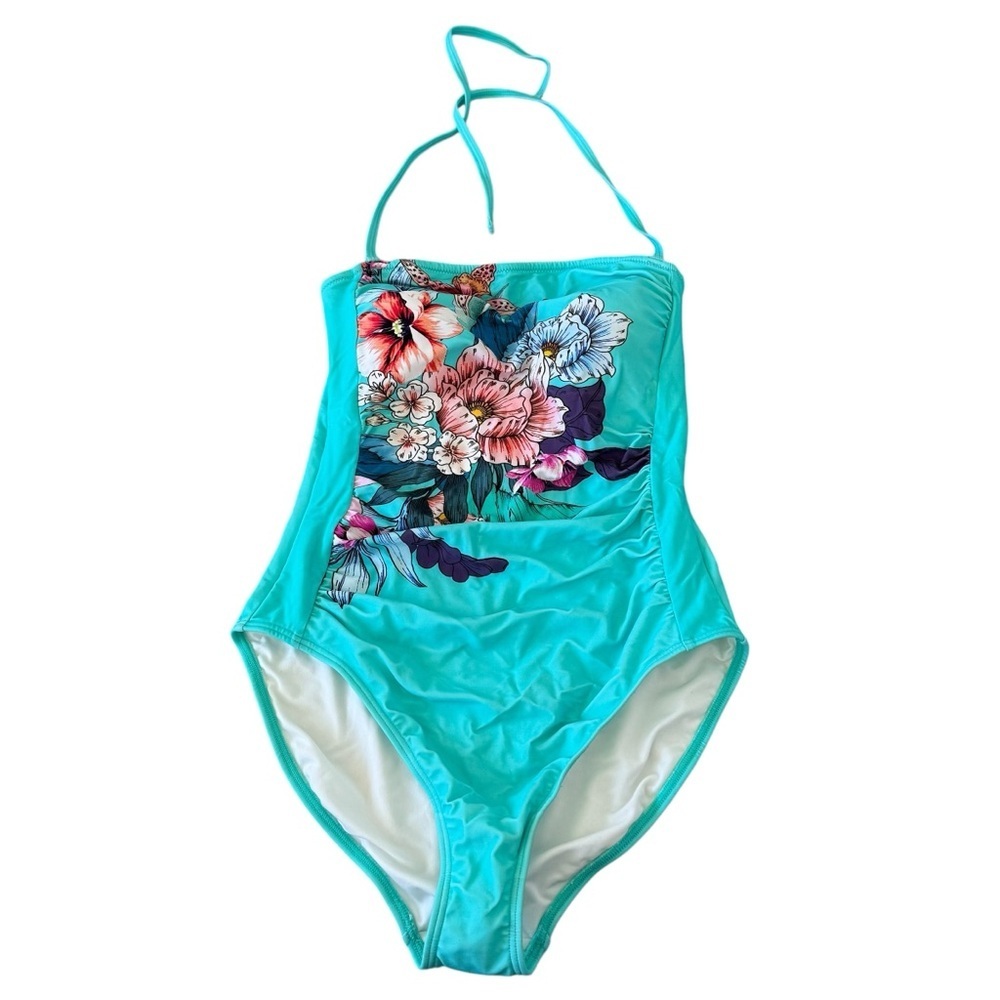 NWOT Venus Floral turquoise one piece Swimwear